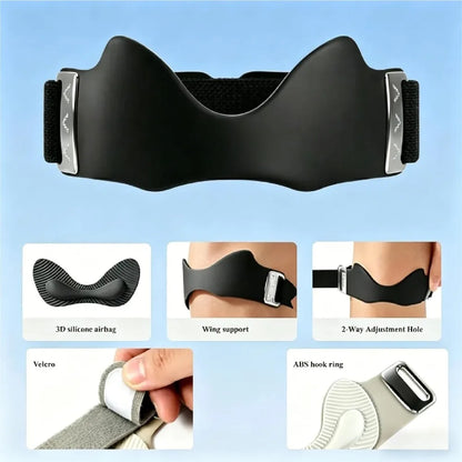 Knee Strap Patella Adjustable Sports Support Band Non-Slip Knee Stabilizer for Running, Basketball, Hiking, Gym