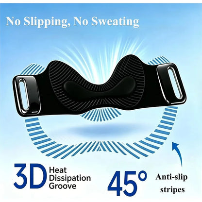 Knee Strap Patella Adjustable Sports Support Band Non-Slip Knee Stabilizer for Running, Basketball, Hiking, Gym
